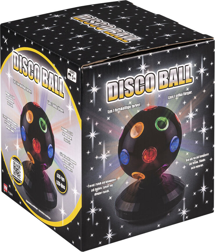 Lamper og disco lys DISCOKUGLE DREJEFOD 5xLED