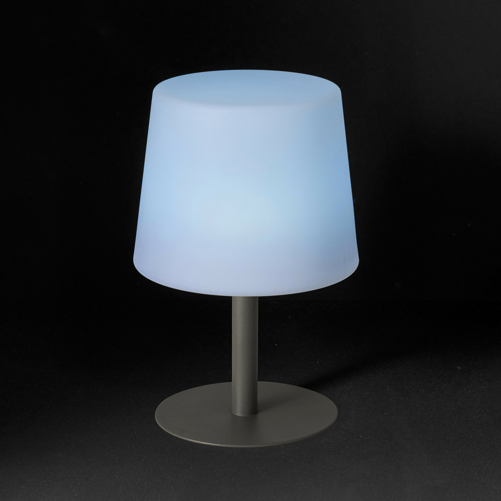 Mini lampe acier taupe