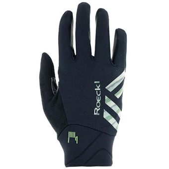 Roeckl Morgex 2 Fahrradhandschuhe Lang Black / Green Eye