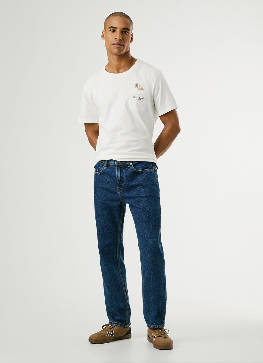 PEPE JEANS<br>Calça jeans reta Byron