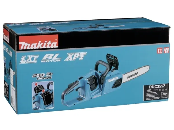 Makita DUC355Z - Kædesav - 2x 18V batterier - 35 cm - SOLO