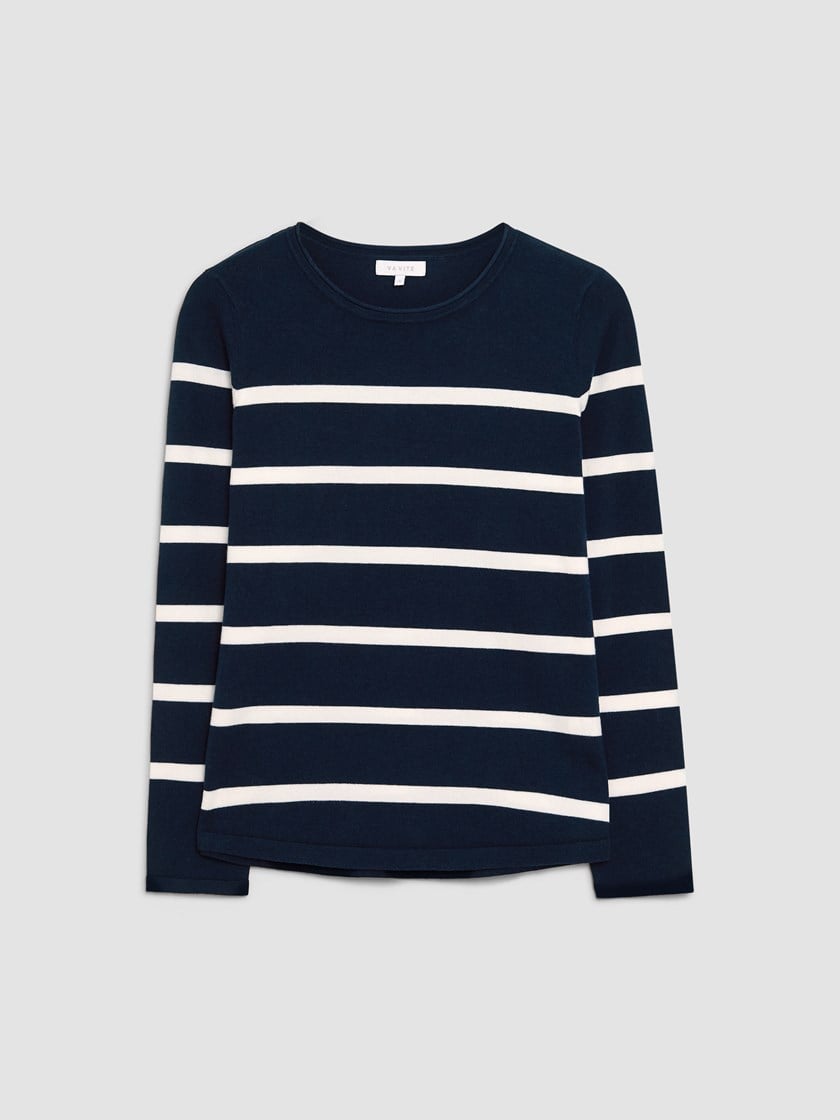 Lucilla stripet genser Navy Blazer