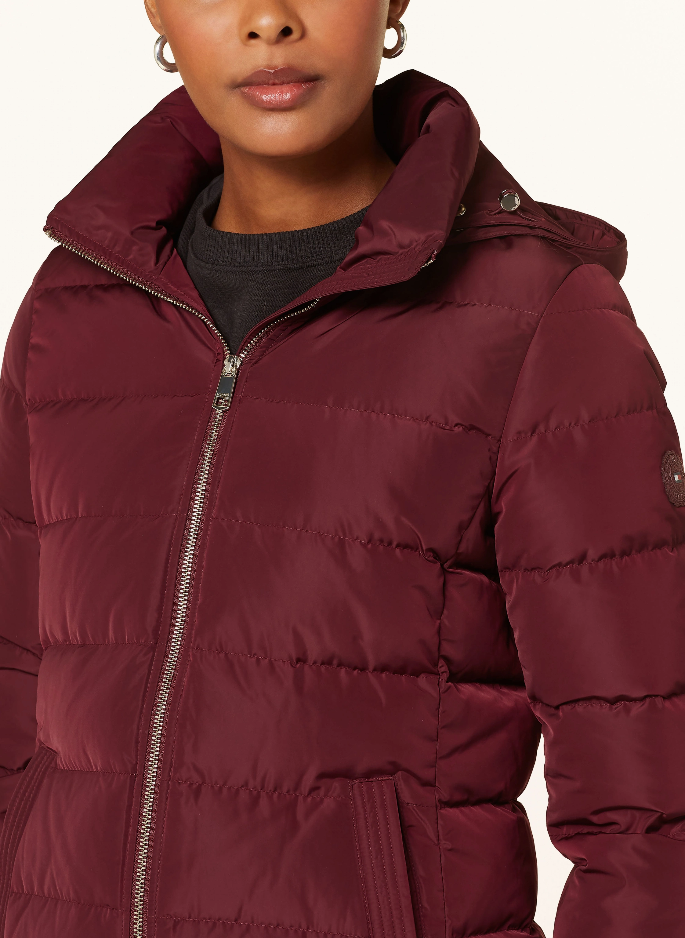 TOMMY HILFIGER Daunenjacke HERITAGE DOWN TYRA mit Kunstpelz