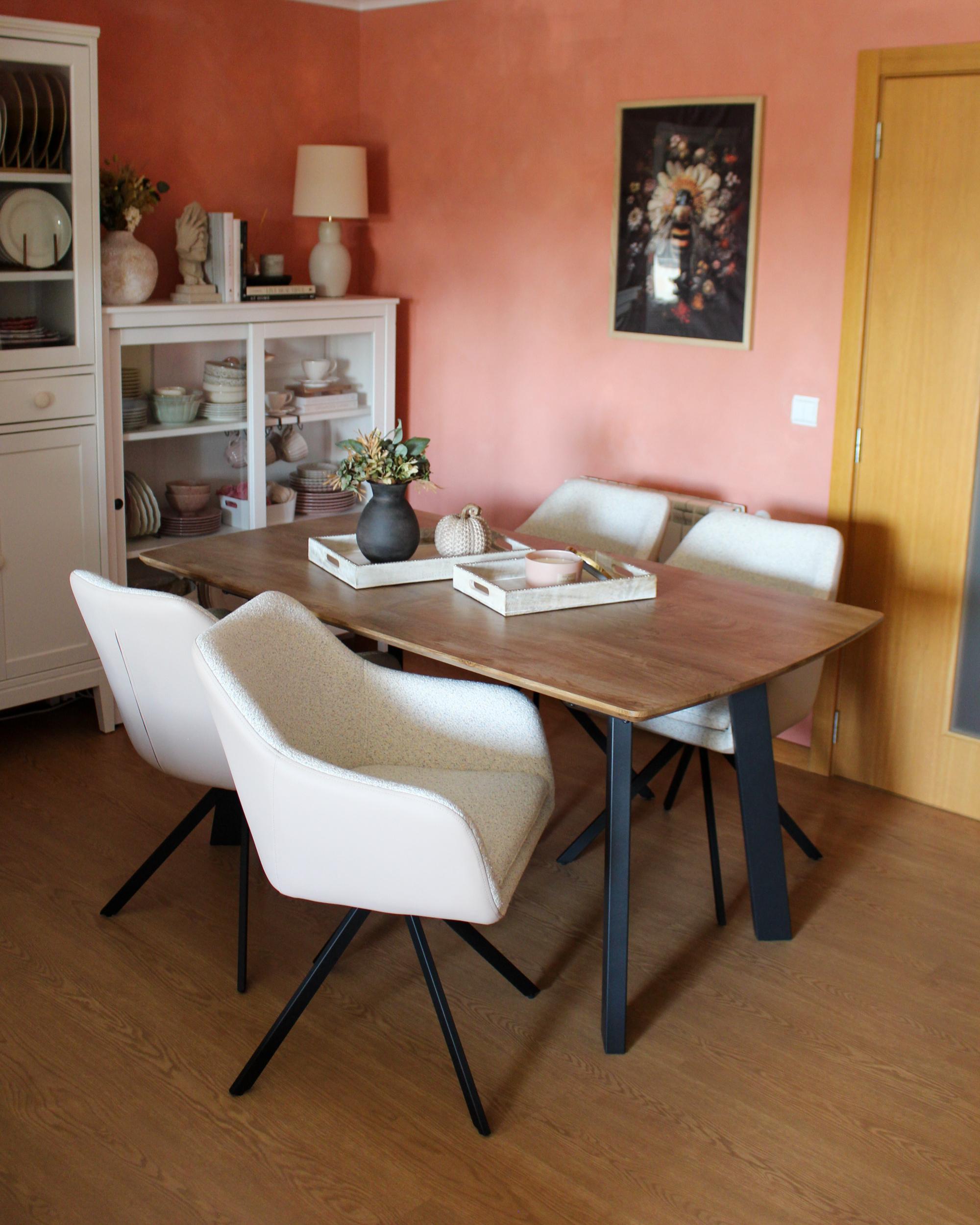 Eettafel uitschuifbaar SALVADOR Donkerbruin 90 cm 160/200 cm