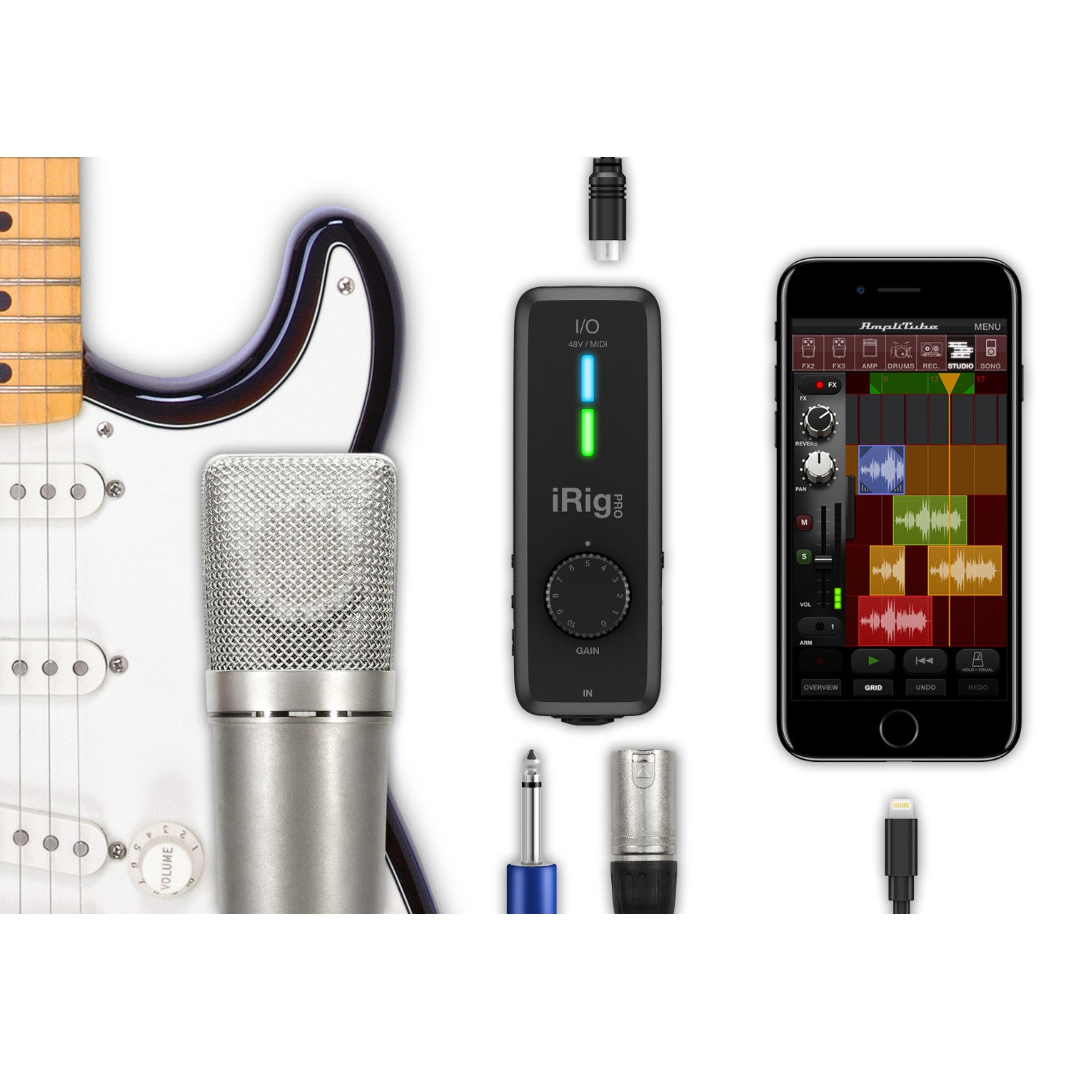 IK Multimedia iRig Pro I/O mobiele audio/MIDI interface