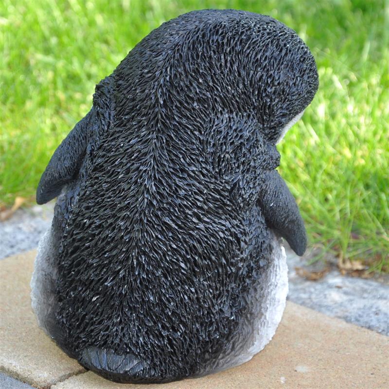 Dazikemo Dekofigur Gartenfigur Pinguin 20 x 14 cm