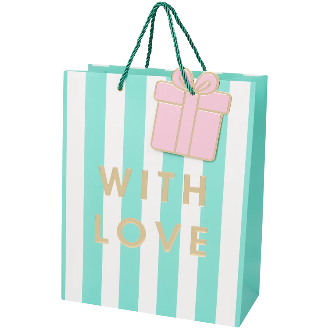 Sac cadeau à motif Avec