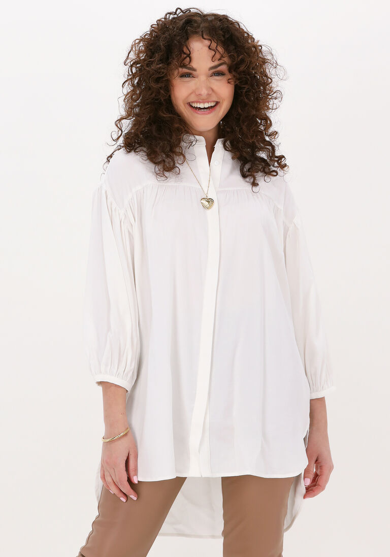 SIMPLE gebroken wit simple blouse woven blouse marin struc