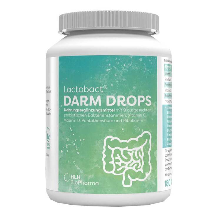 Lactobact Darm Drops Kautabletten, 180 St