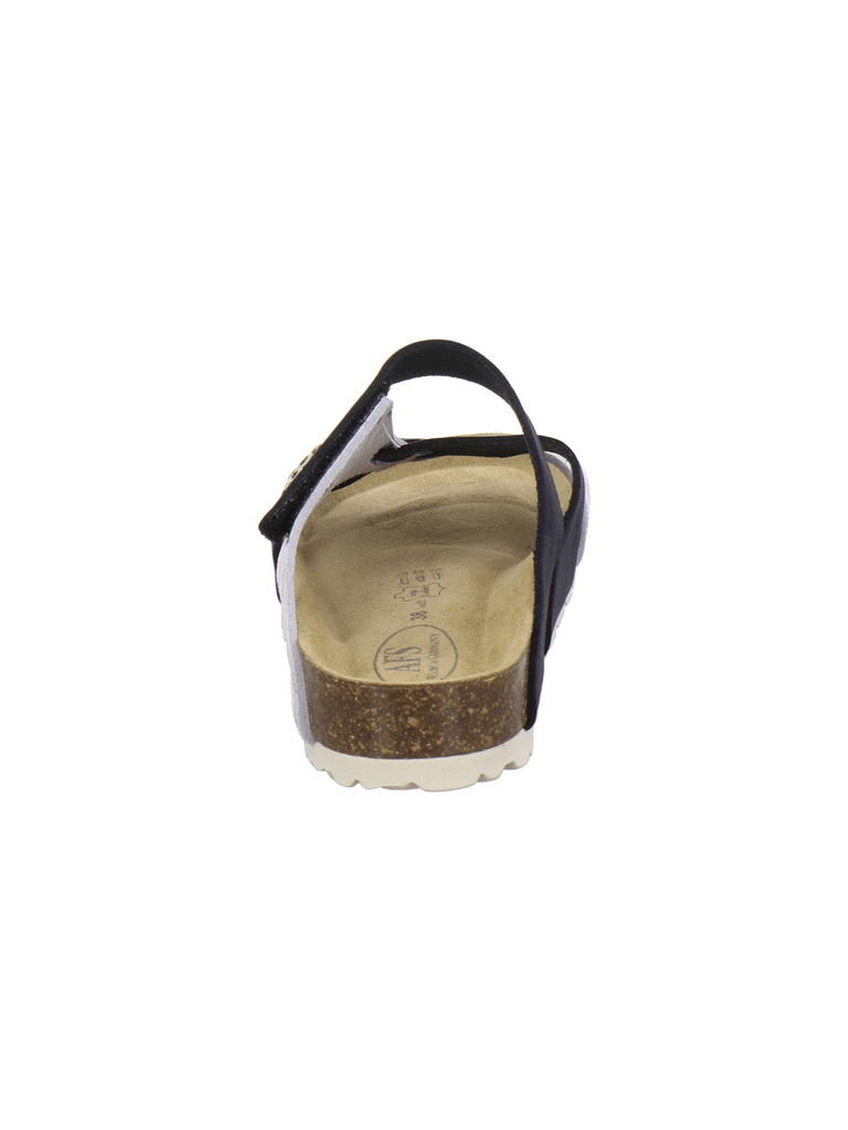 Pantoletten Damen Kralle navy