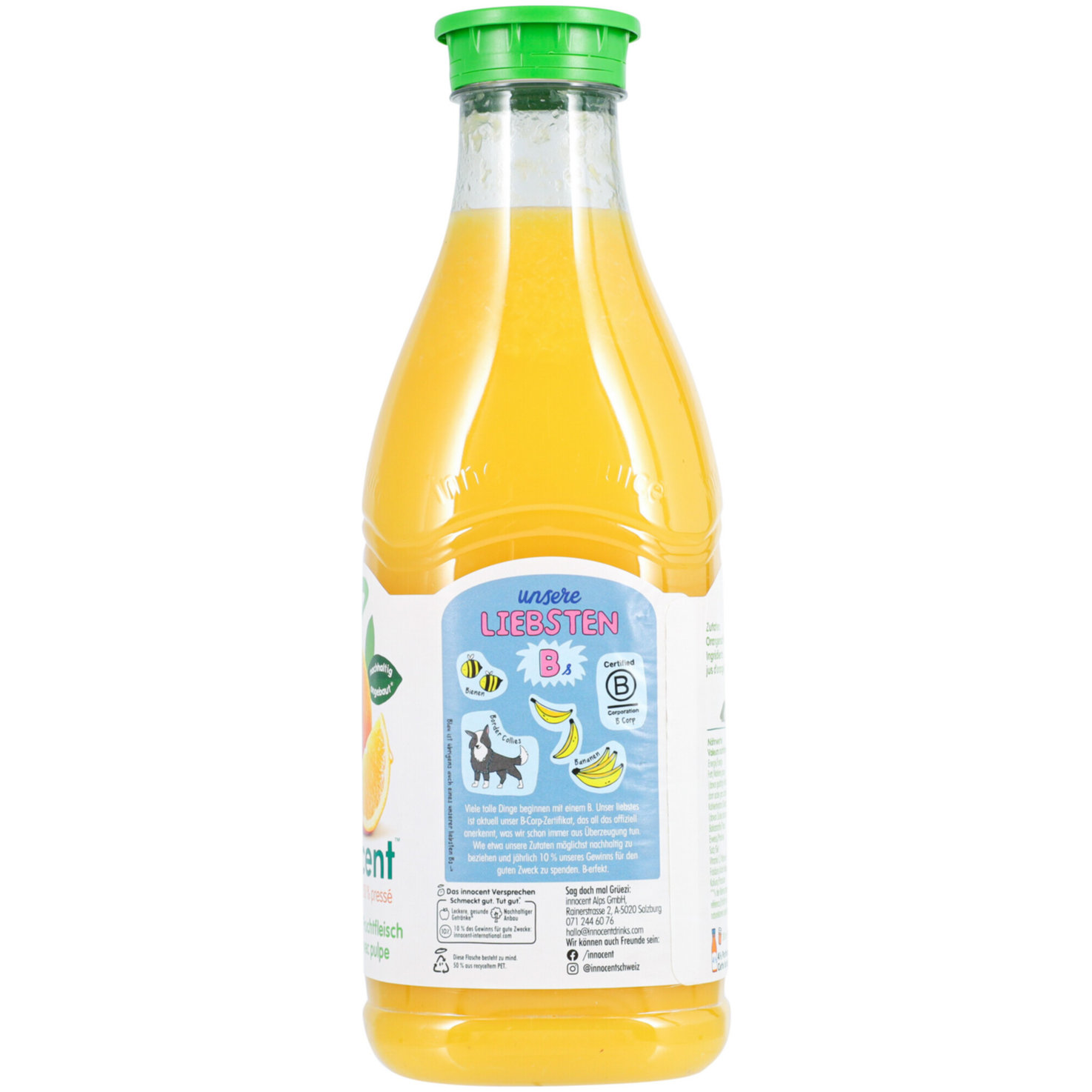 innocent Orangensaft mit Fruchtfleisch