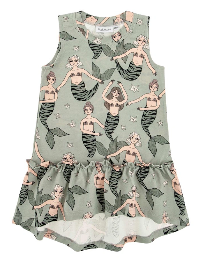 Träger-Kleid MERMAID in mint