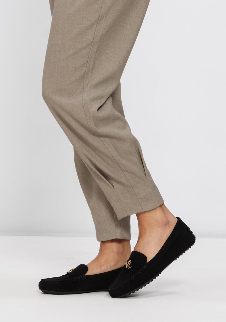 zwarte lauren ralph lauren mocassins barnsbury flats