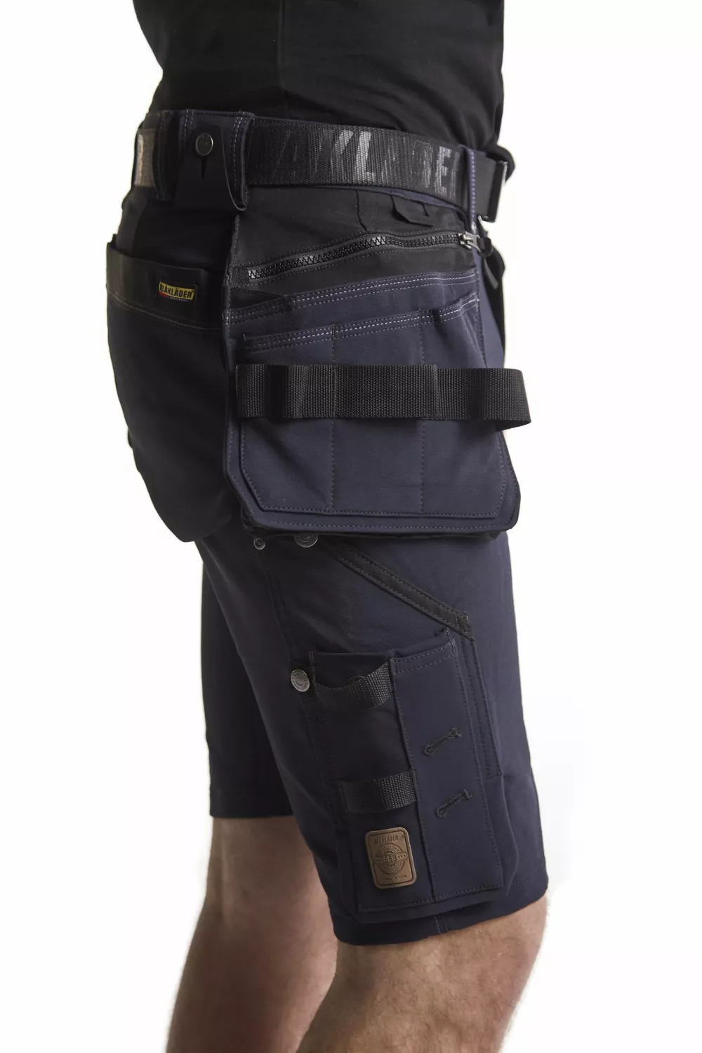 Blåkläder X1900 Werkbroek kort 4-weg Stretch 1988 - marineblauw - maat 50 (M)