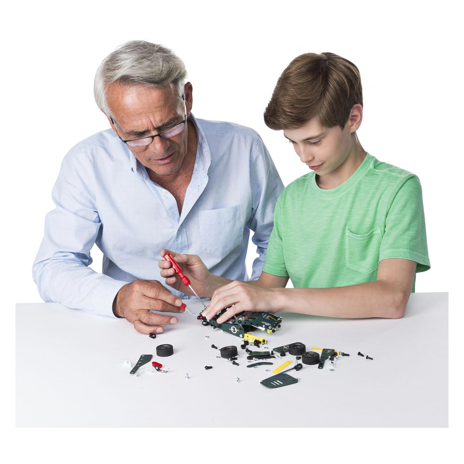 Meccano - Pull Back Auto, 5in1 S.T.E.M. Bouwpakket