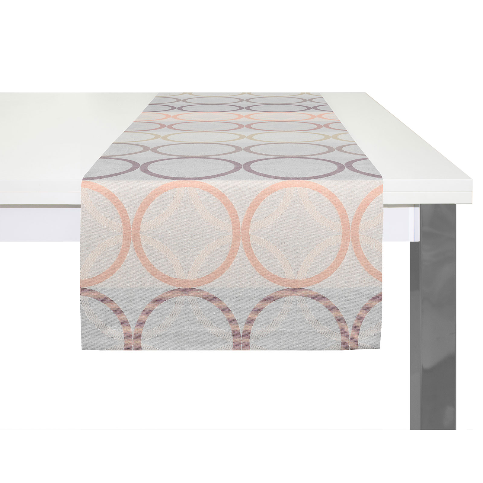 Tischläufer ZIRBELLO - rosé-lila - 40x150 cm