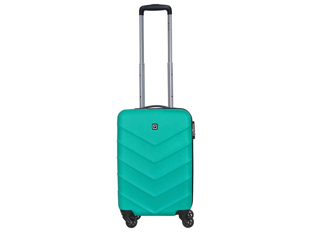 MALA DE CABINE RÍGIDA AIRPORT TURQUESA 4 RODAS 55CM