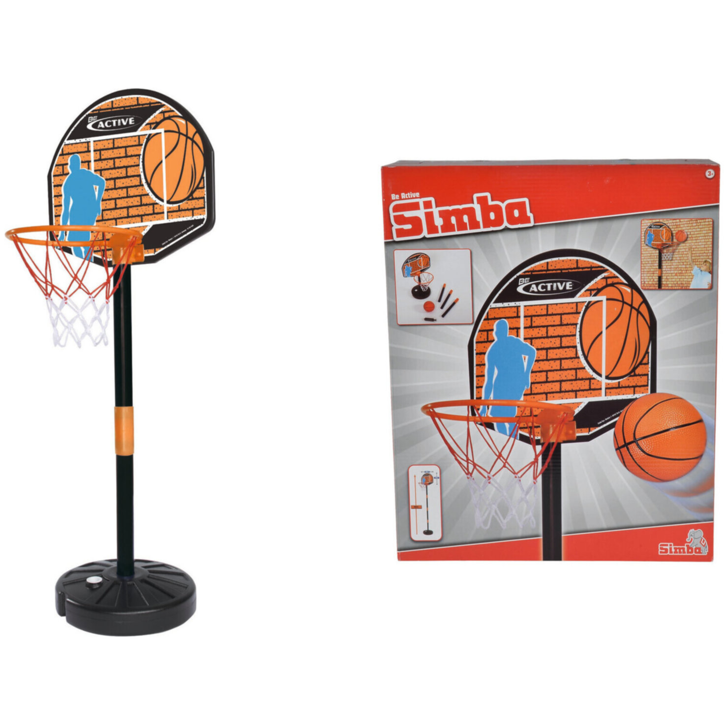Baskettballkorb mit Netz