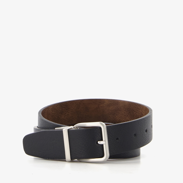 Reversible heren riem zwart/bruin