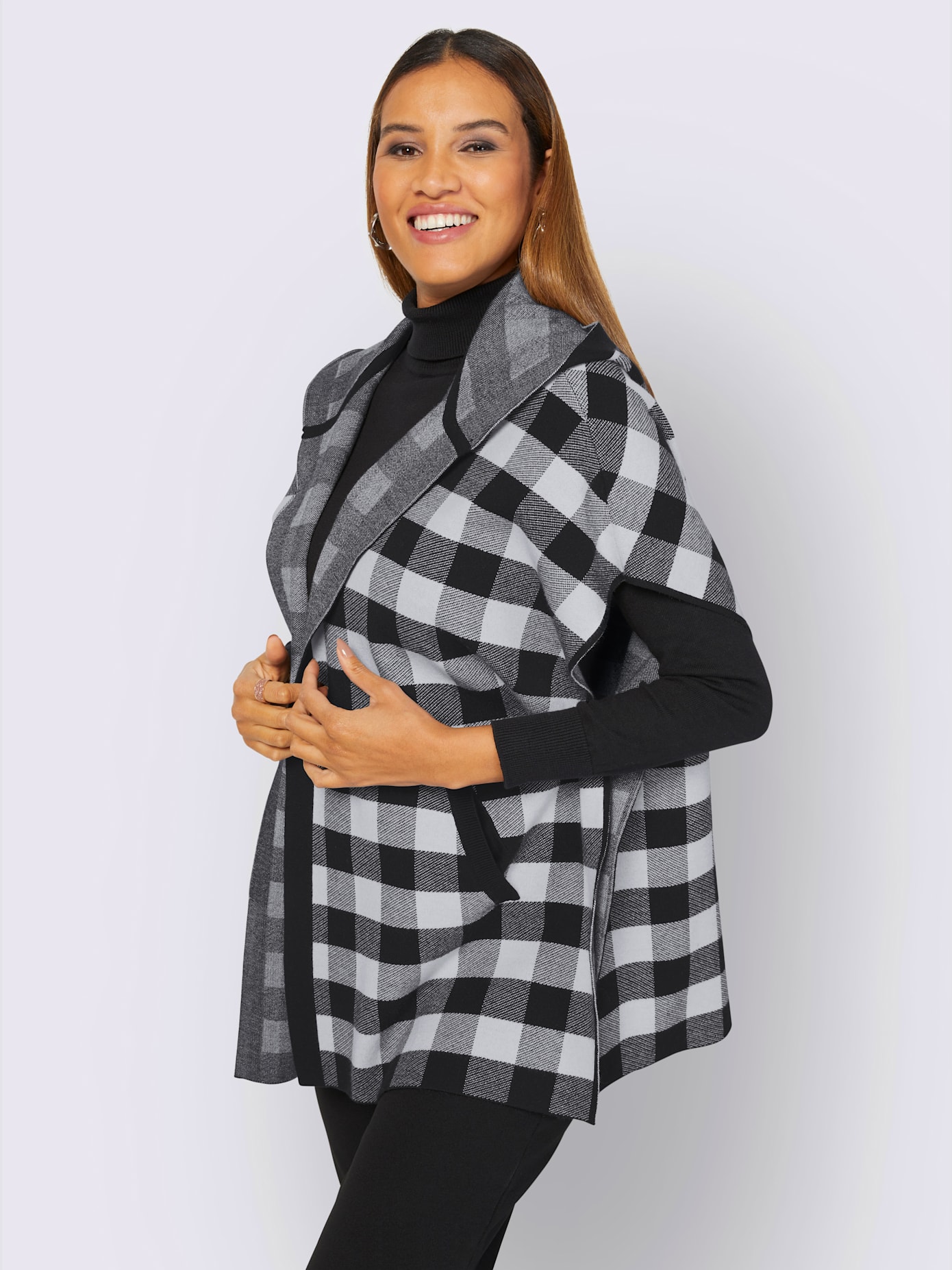 Gilet en tricot mélange de modal doux