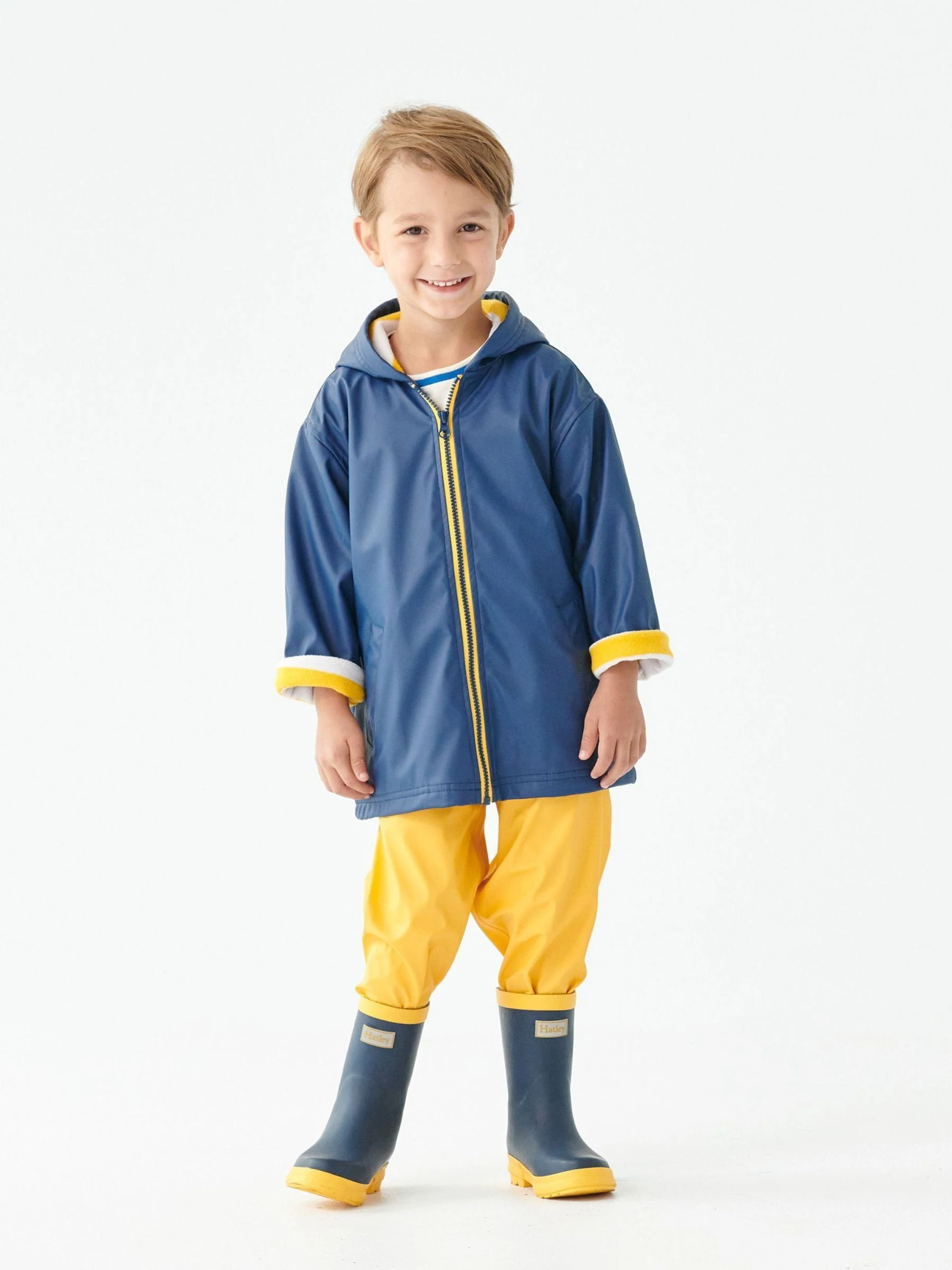 Hatley Blue Waterproof Matte Rain Boots