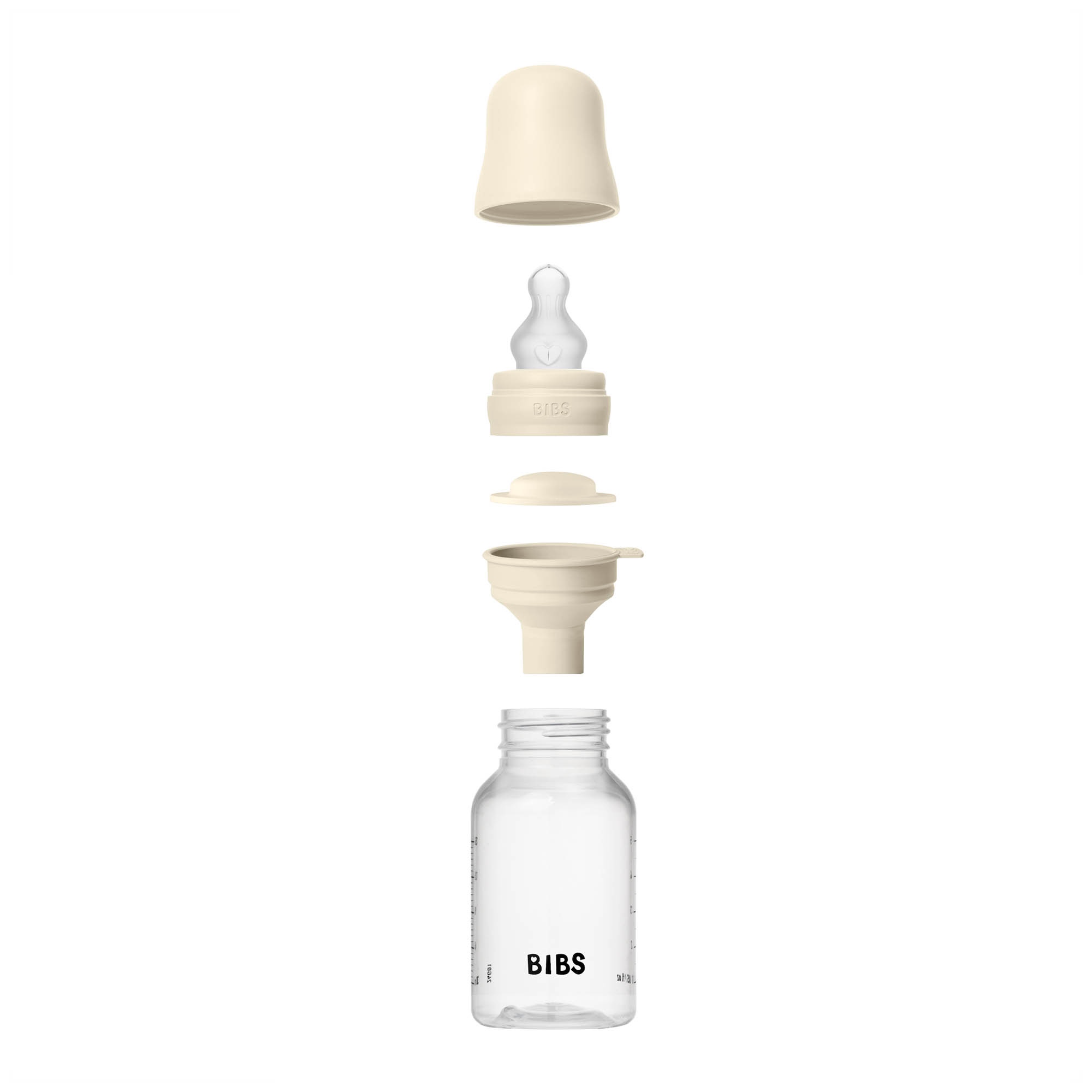 Bibs babyflessen set Grow & Flow - 150ml en 270ml transparant