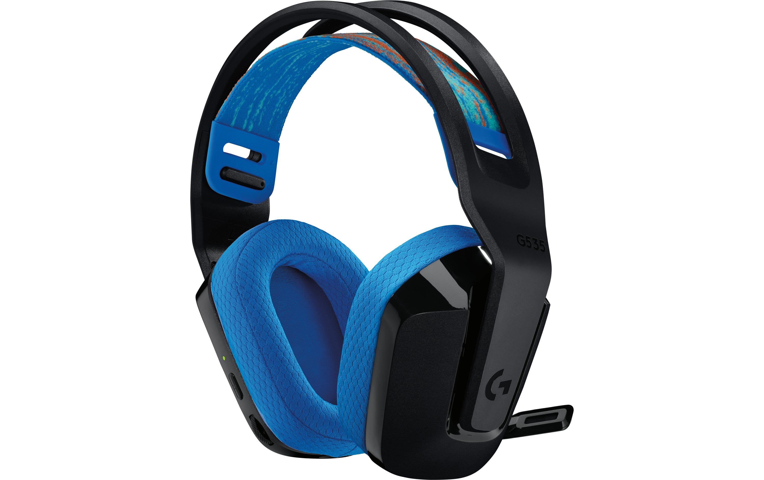 Headset G535 Lightspeed Gaming Blau/SchwarzKabelloses Over-Ear-Headset mit Surround-Sound und weichem Ohrpolster