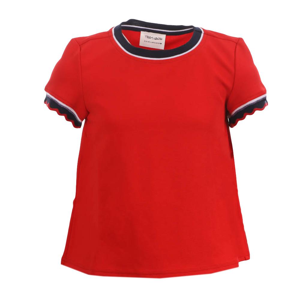 Teddy Smith T-shirt Rouge Fille Teddy Smith Tibo