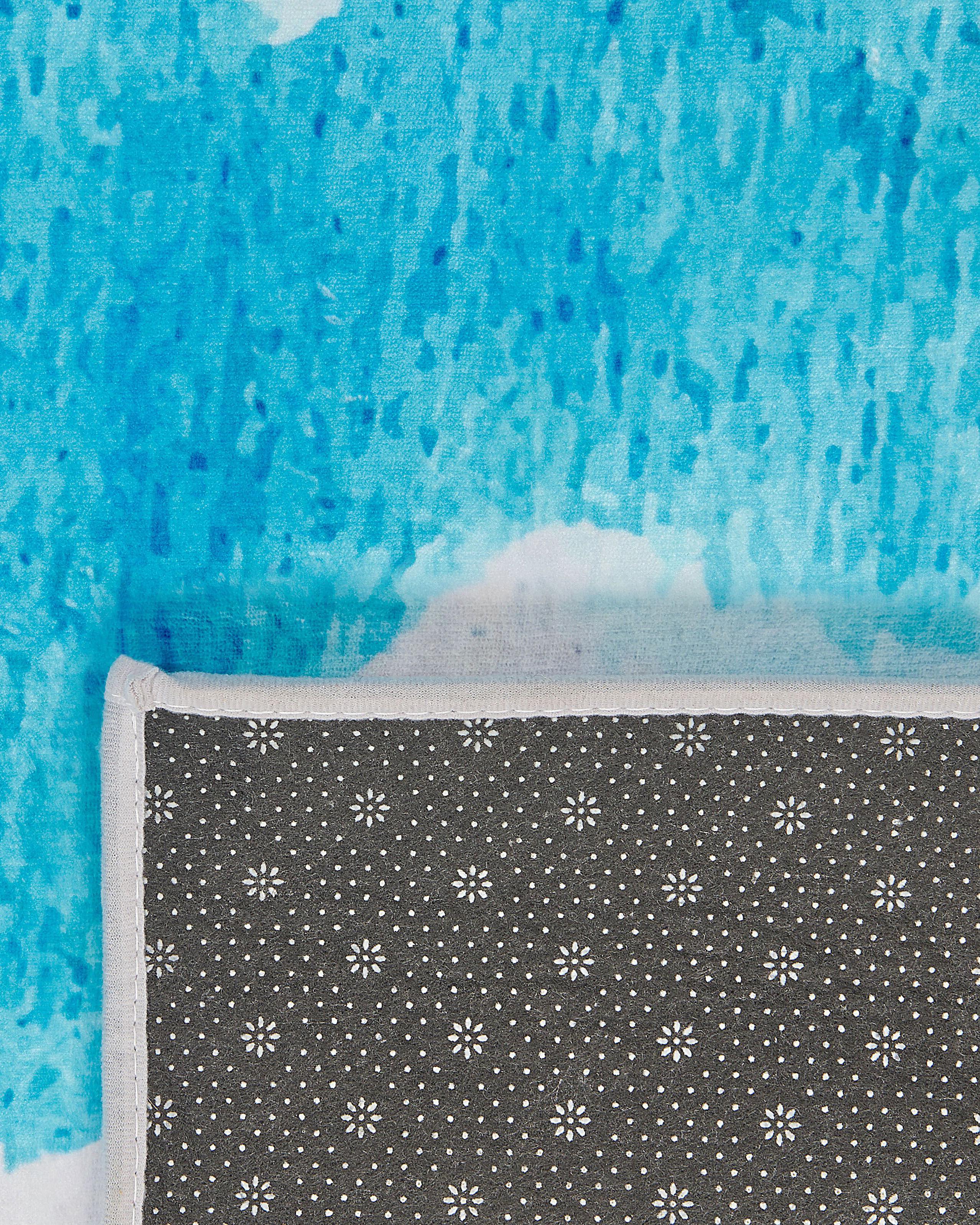 Vloerkleed BOZAT Blauw 160 x 230 cm