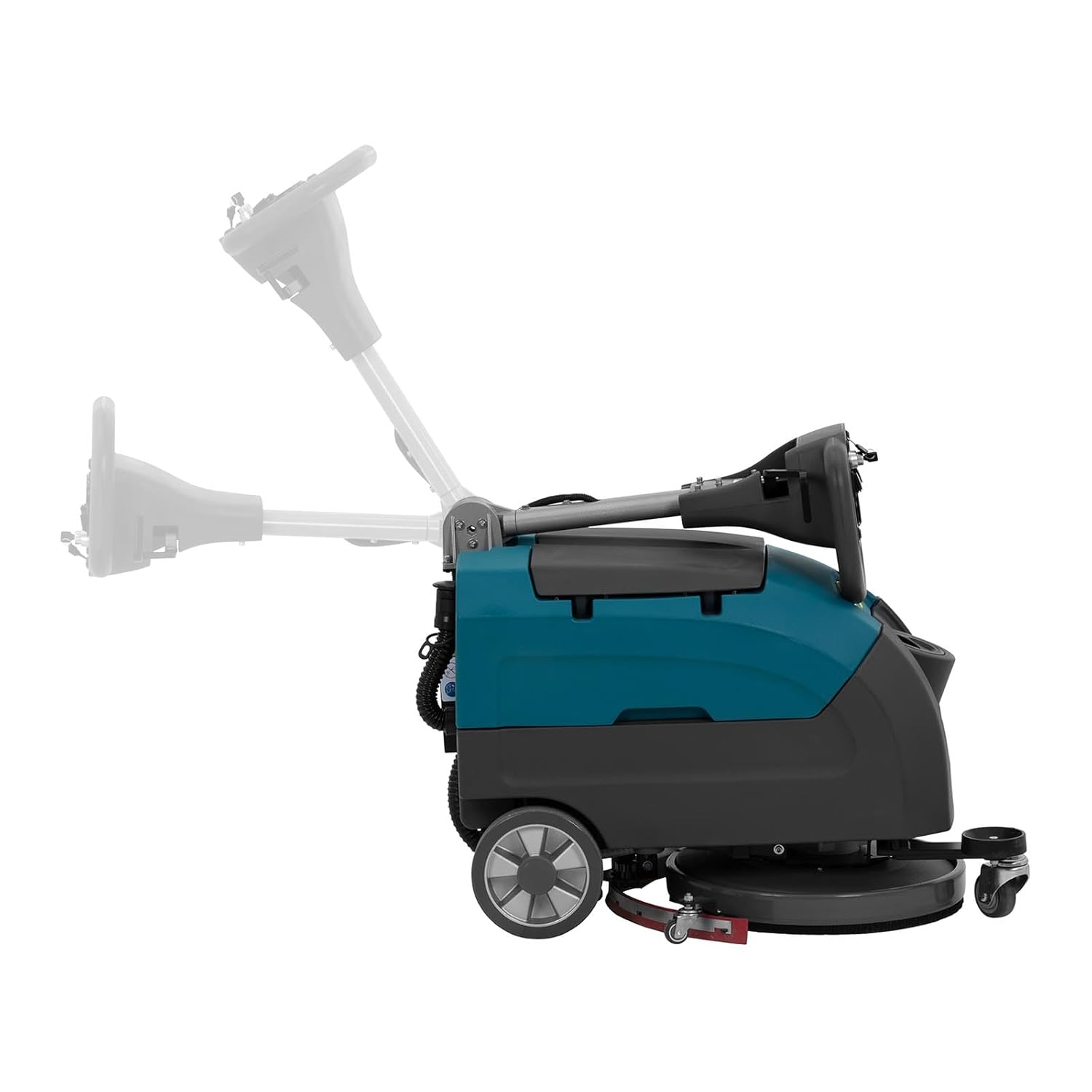 Akku-Scheuersaugmaschine 40 cm 2200 m²/h 500 + 550 W 160 U/min 3 h Betriebsdauer Reinigungsmaschine Scheuermaschine Schrubbmaschine