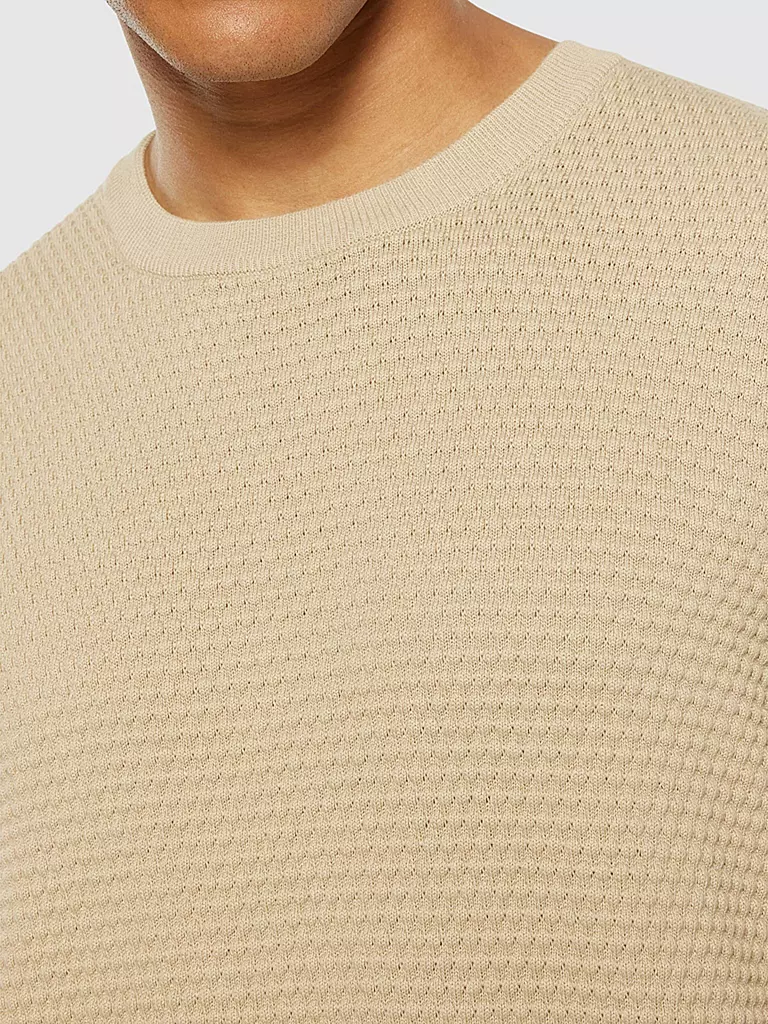 KNOWLEDGE COTTON APPAREL Pullover VAGN beige