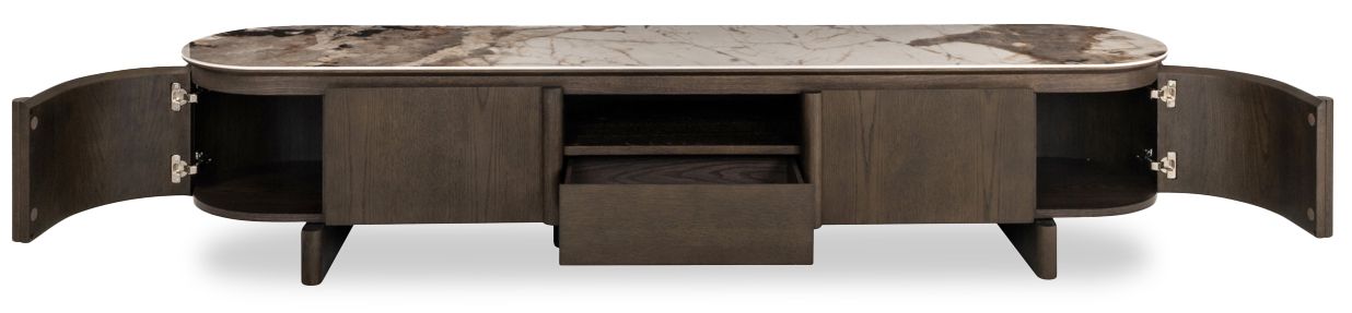 Tv-meubel 214220 Langford B220 x D44.5 x H45 cm
