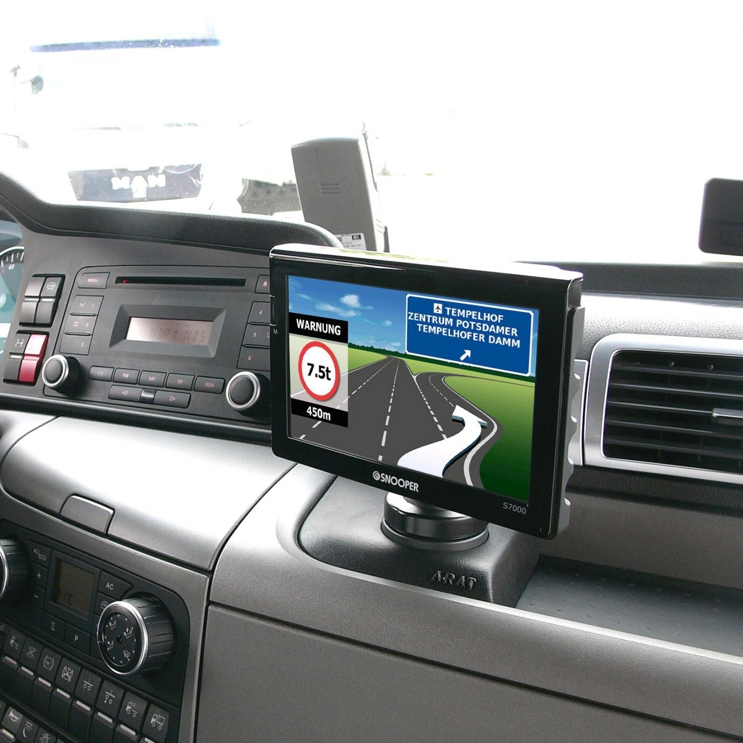 Fahrzeugspezifische Navi-Halterung Fiat Ducato