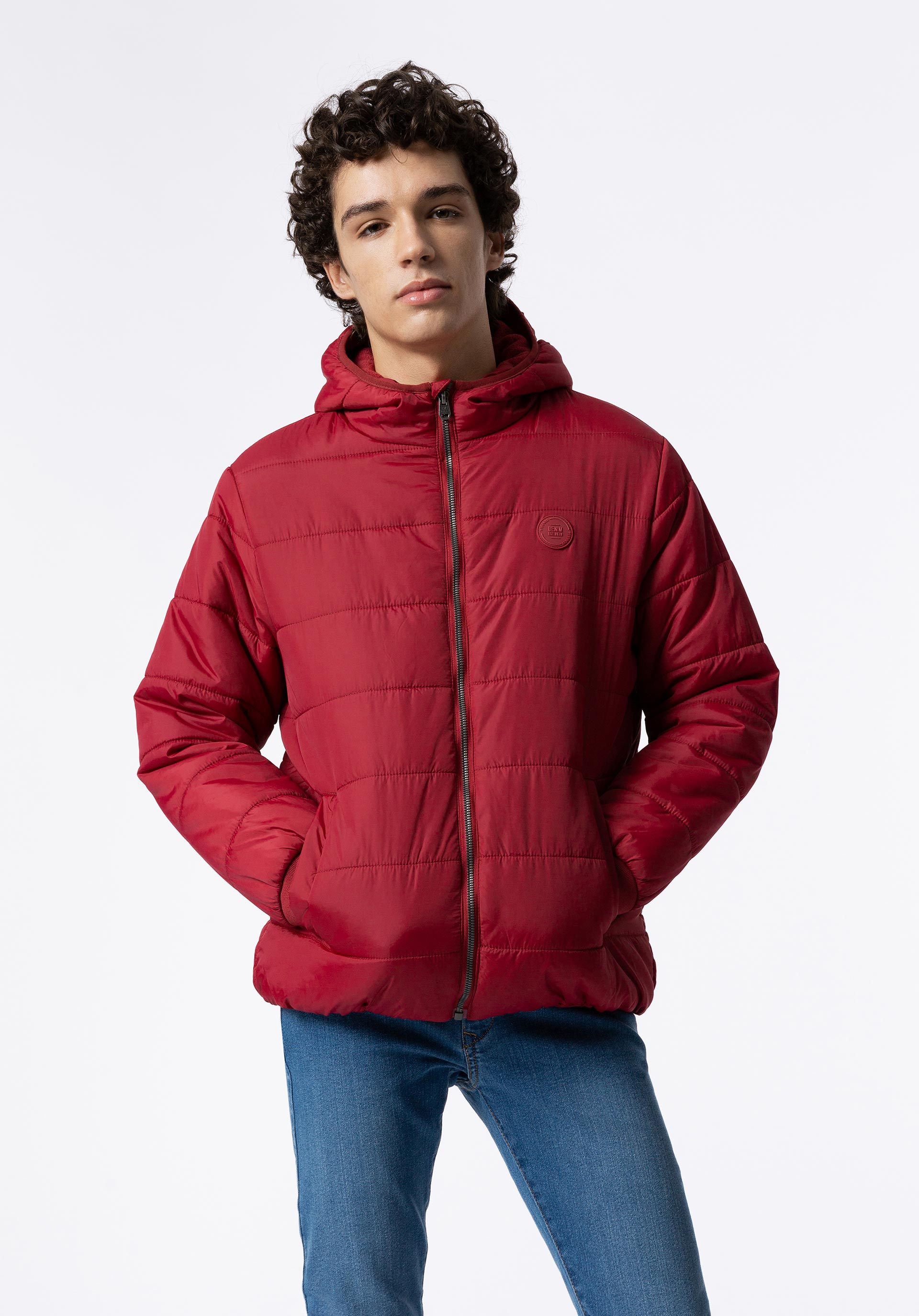 Casaco Acolchoado com Capuz Water Resistant