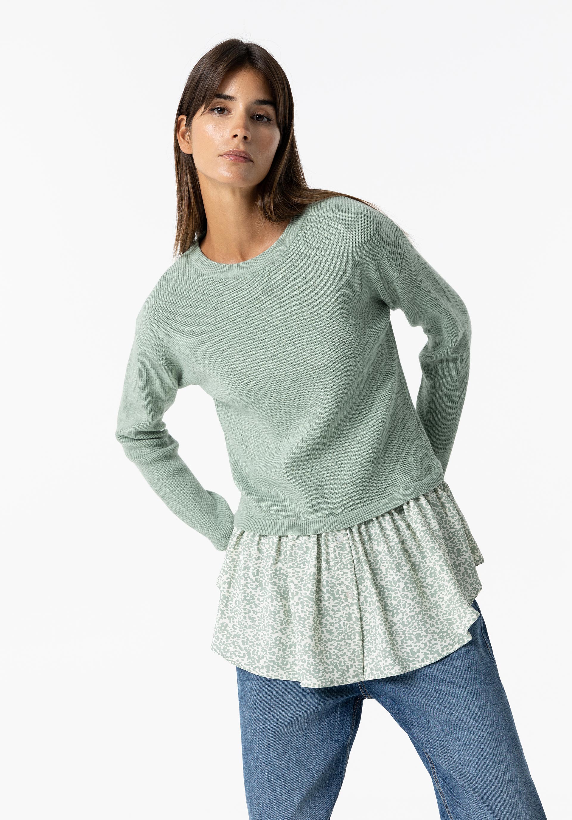 Camisola de Malha Combinada