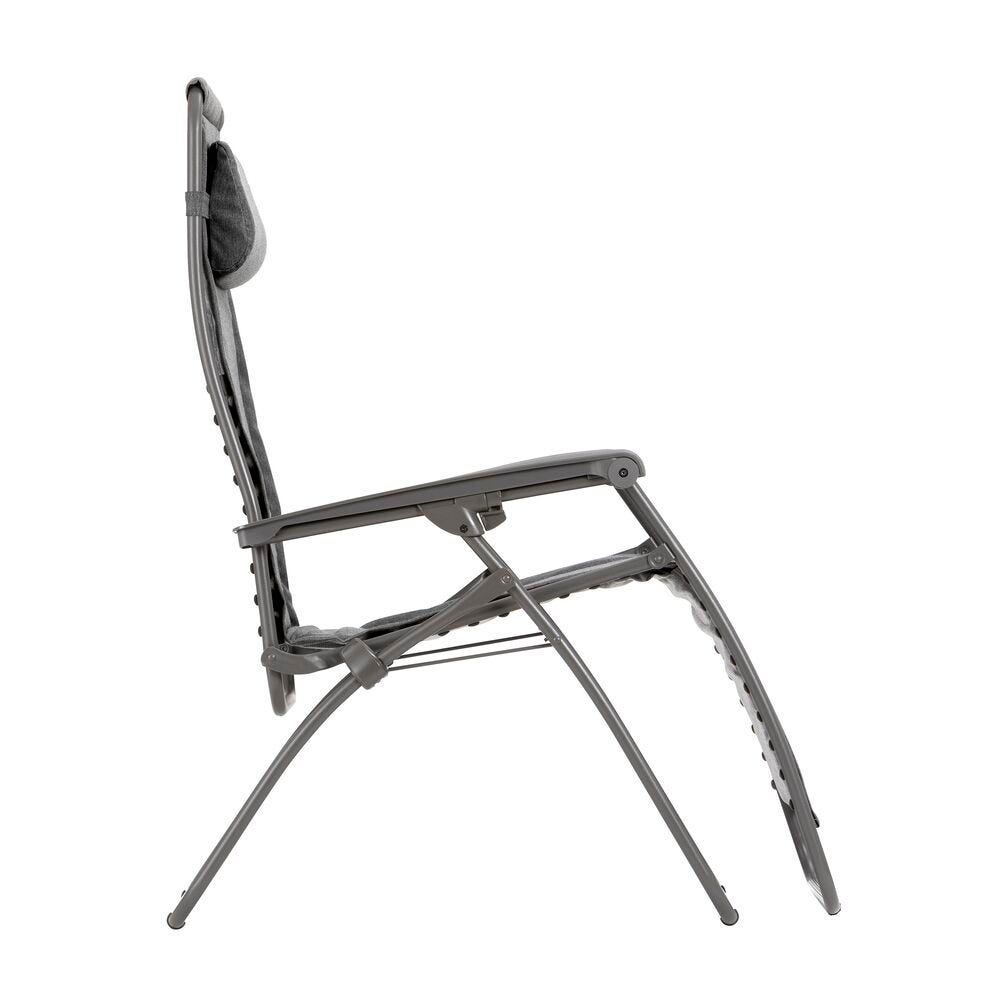 Gepolsterte Zero-Gravity-Relaxliege RSX Clip LightComfort® Grau Ombre