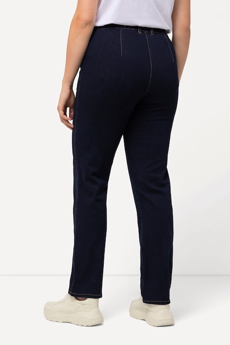 Jeans Mony, konisches Bein, Stretch, Zipptaschen