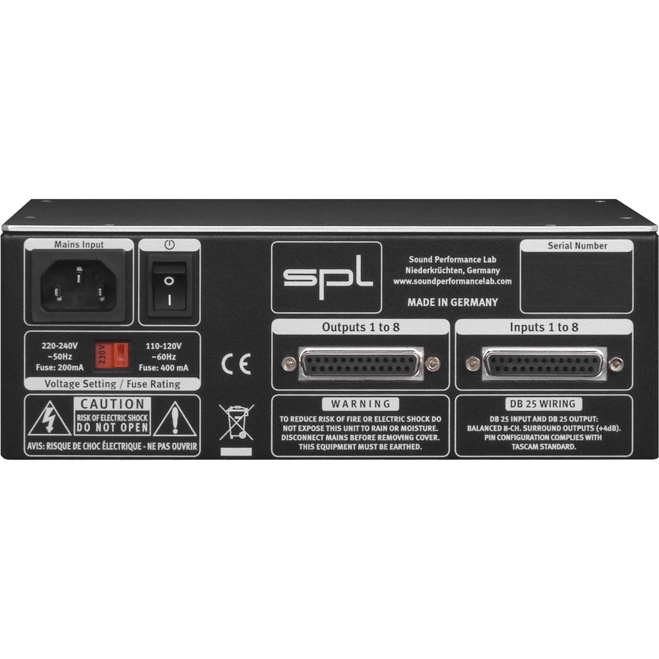 SPL Volume8 studio monitor controller