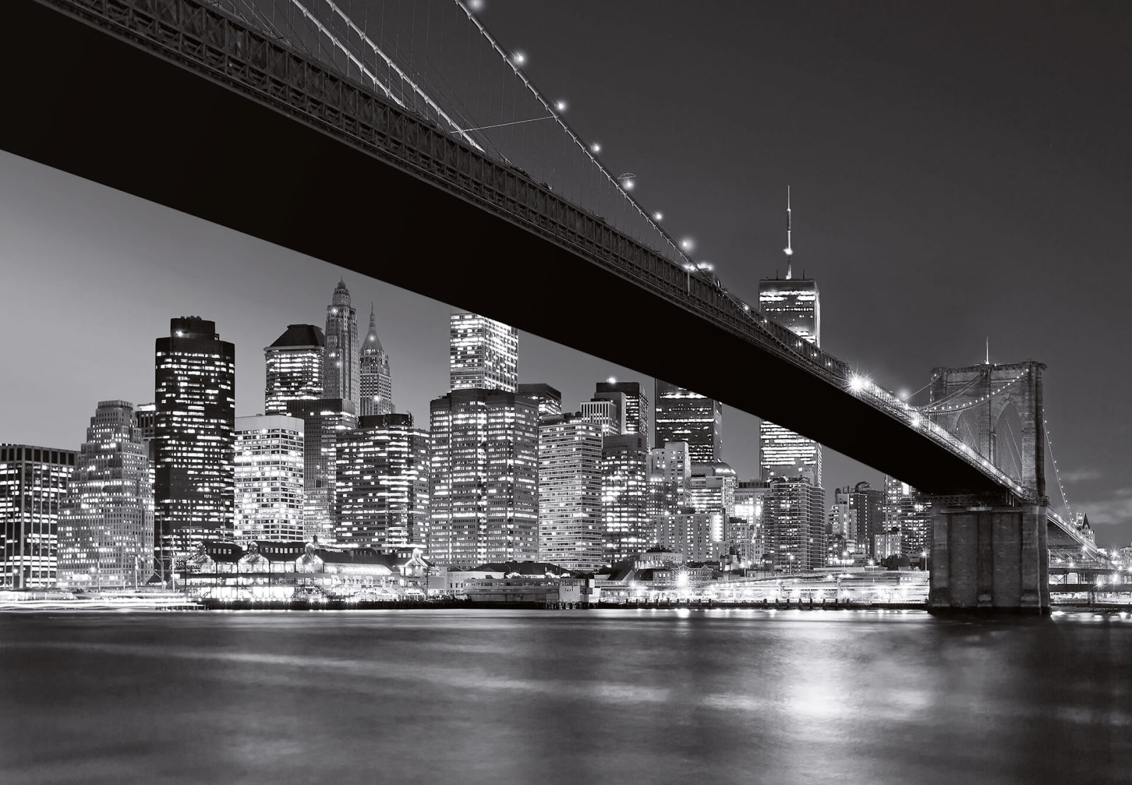 Fototapete DESIGNWALLS 2.0 - schwarz-weiß - New York - 2,5 Meter