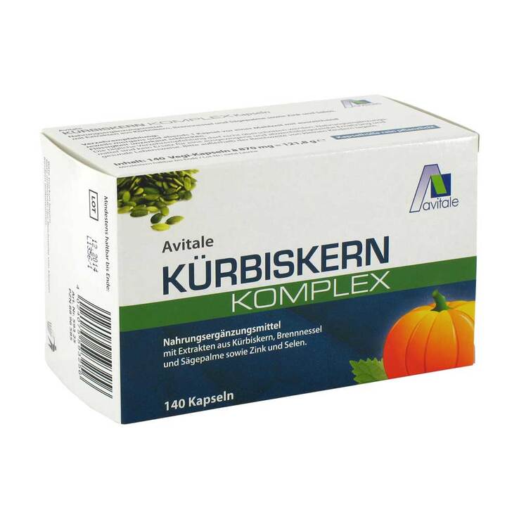 Kürbiskern Komplex Kapseln, 140 St