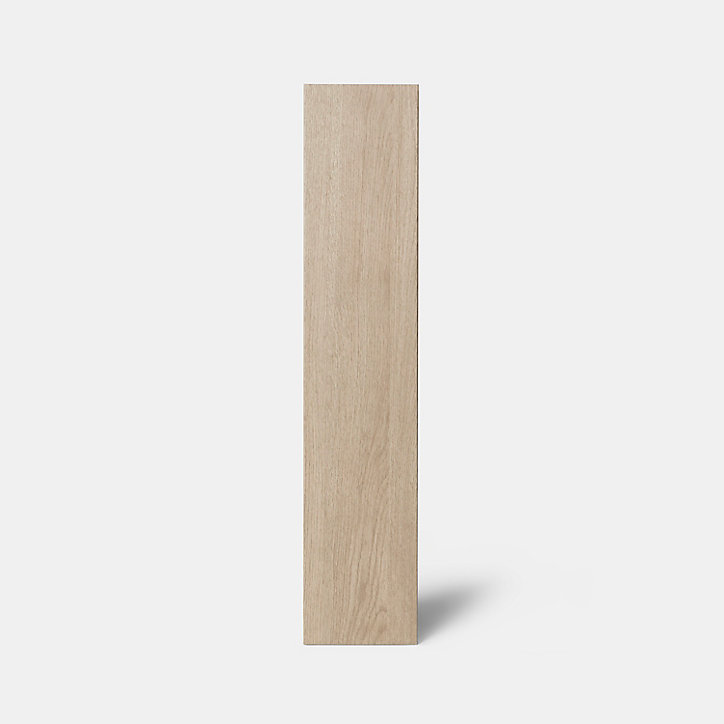 Porte de meuble de cuisine Chia décor chêne clair mat l. 15 cm x H. 72 cm GoodHome