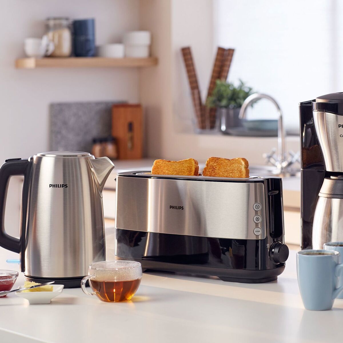 HD9351/90 Viva Collection vannkoker, 1,7 liter, rustfritt stål