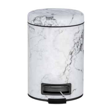 Wenko afvalemmer Onyx mat