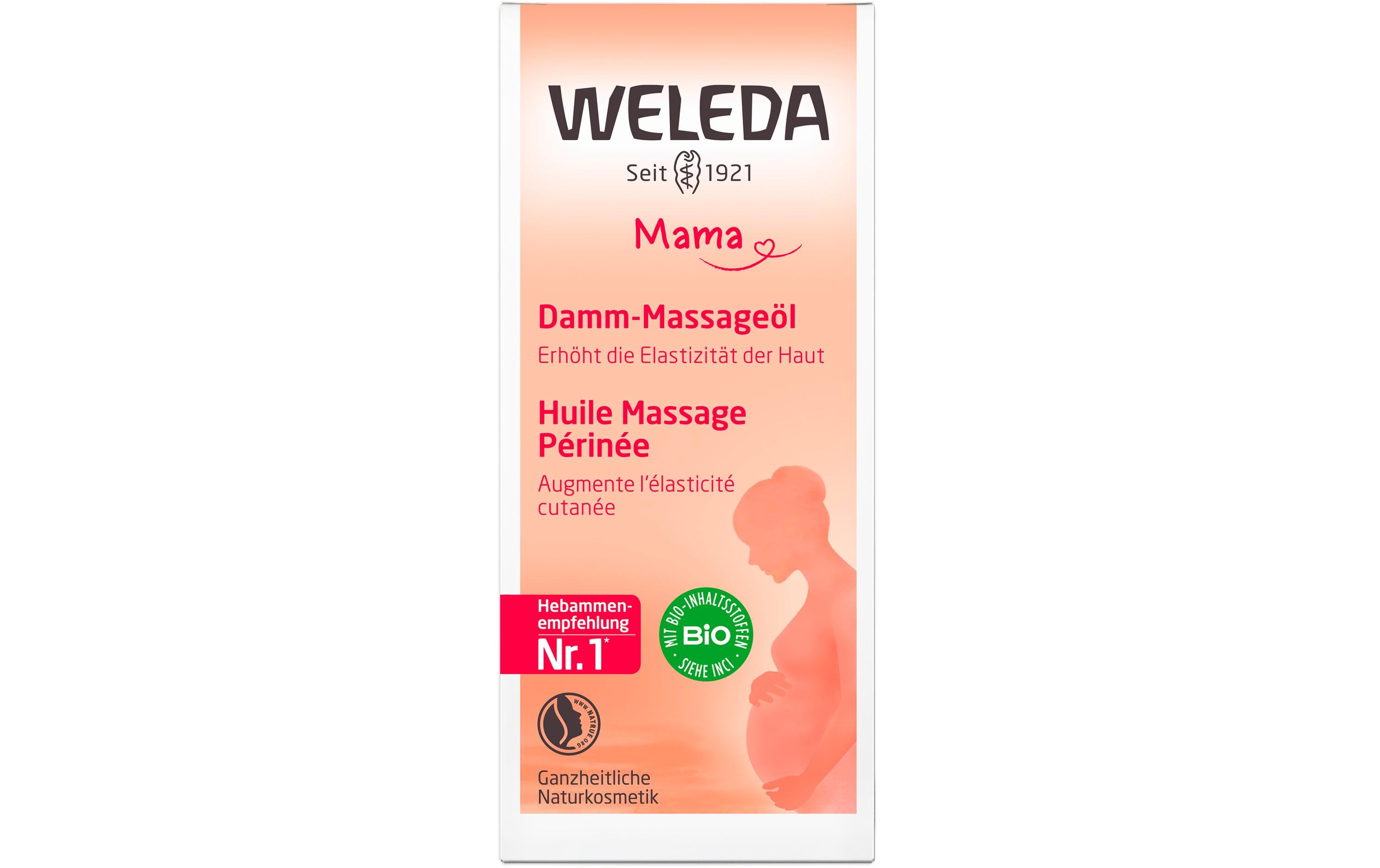 Pflegeöl Damm-Massageöl 50 mlPlegendes und natürliches Damm-Massageöl