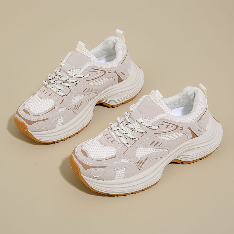 FRAISO - Platformpaneel Mesh Sneakers