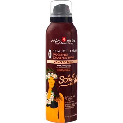 Brume huile sèche bronzante - Parfum des îles - 200 ml