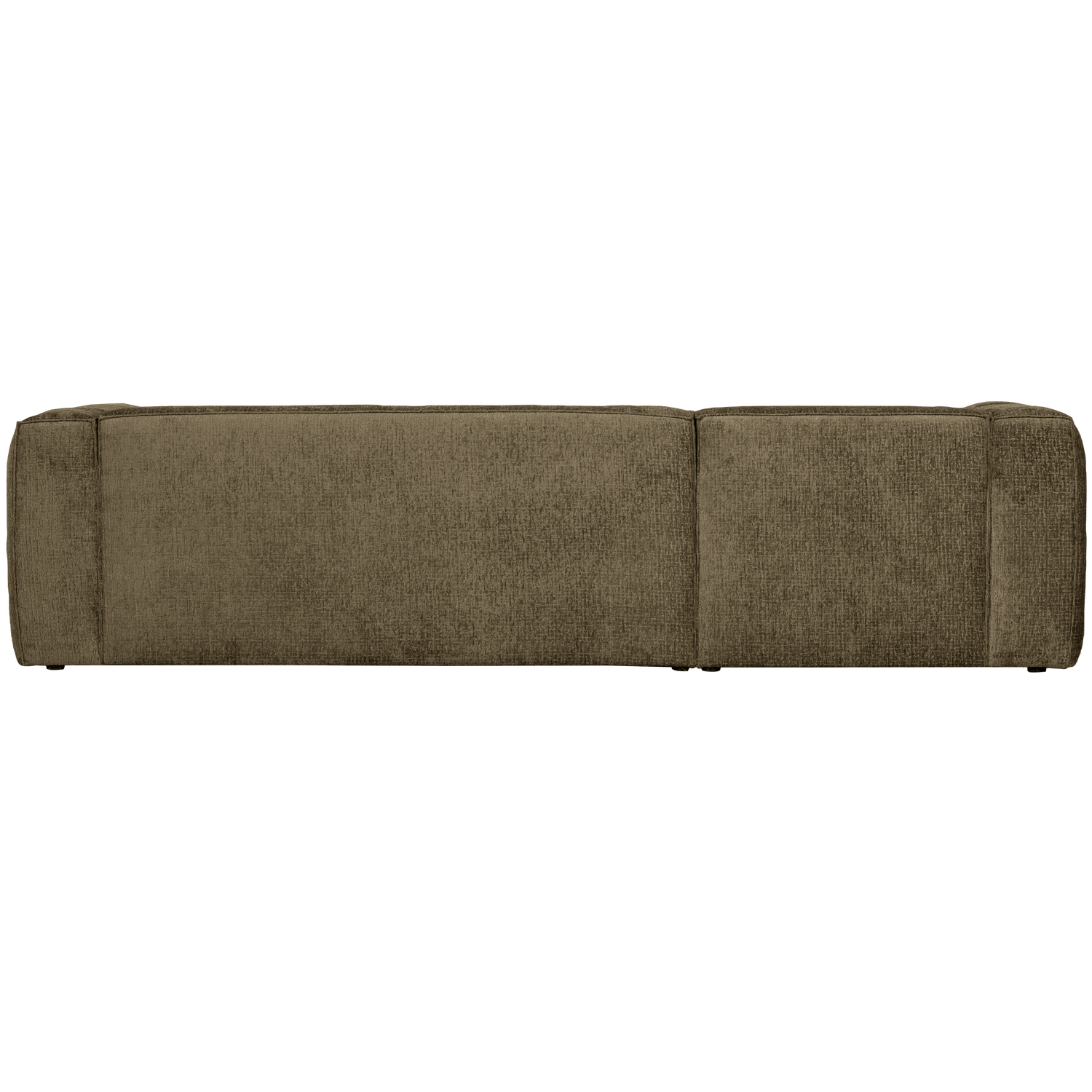 WOOOD Bean Hoekbank Links - Structure Velvet - Moss