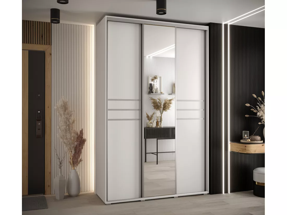 ARMOIRE DAVOS 11 À PORTES COULISSANTES 235,2/160/45 3 portes