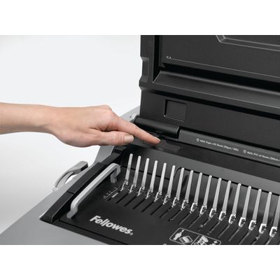 Fellowes Galaxy-E 500 - machine à relier / relieuse perforeuse éléctrique - perfore 25 feuilles - relie 500f