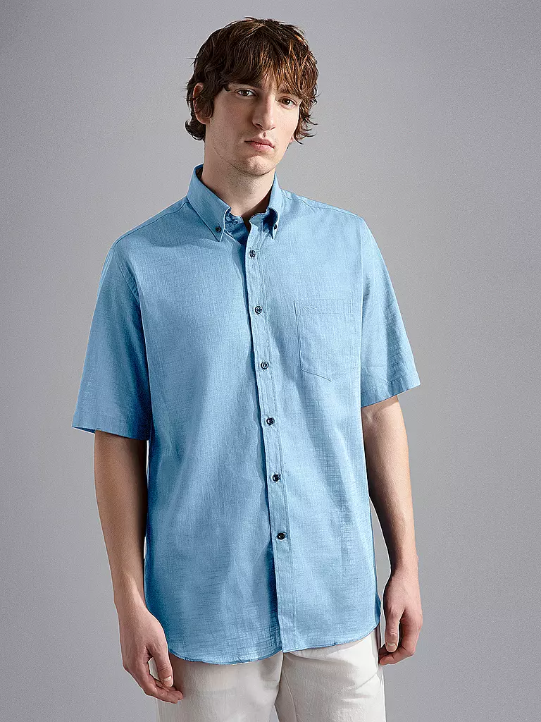PAUL & SHARK Hemd hellblau